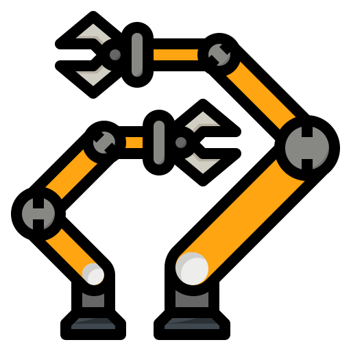 Robot arm icon