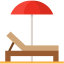 Sunbed icon 64x64