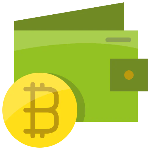 Bitcoin wallet icône
