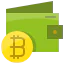Bitcoin wallet Ikona 64x64