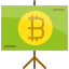 Bitcoin presentation ícone 64x64