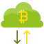 Bitcoins ícone 64x64