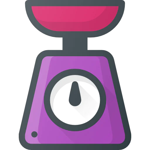 Kitchen scale icon