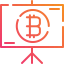 Bitcoin presentation ícone 64x64