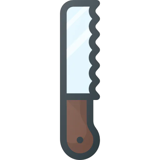 Bread knife icon