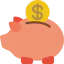 Piggy bank іконка 64x64