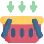 Shopping basket icon 64x64