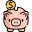 Piggy bank icon 64x64