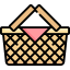 Корзинка для пикника иконка 64x64