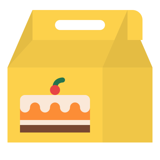 Cake box icon