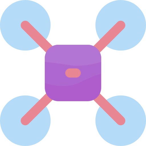 Camera drone icon