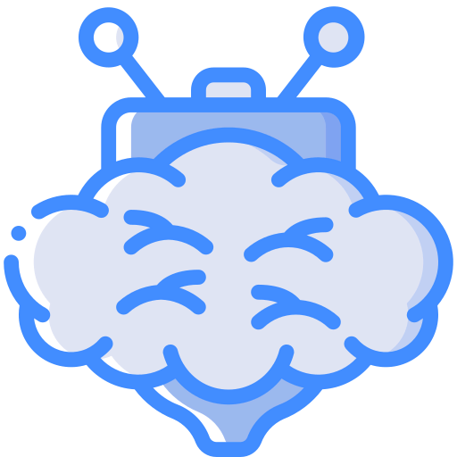 Мозговой компьютерный интерфейс иконка