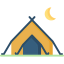 Camping tent biểu tượng 64x64