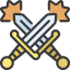 Crossing swords ícone 64x64