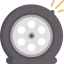 Flat tire icon 64x64