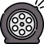 Flat tire icon 64x64