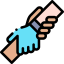Helping hand icon 64x64
