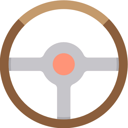 Steering wheel icon