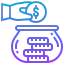 Money saving icon 64x64
