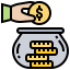 Money saving icon 64x64
