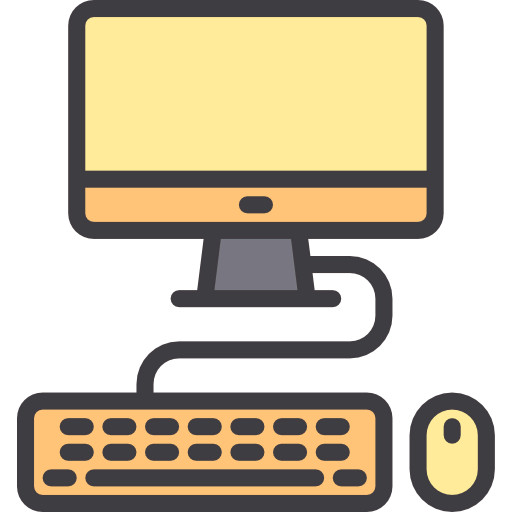 Desktop computer icon