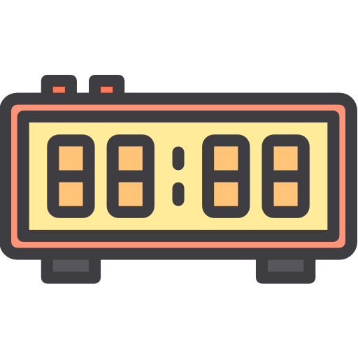 Digital clock icon