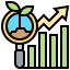 Profit growth icon 64x64