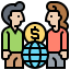 Business partnership icon 64x64