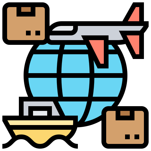Logistics delivery icon