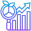 Profit growth icon 64x64