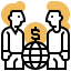 Business partnership icon 64x64