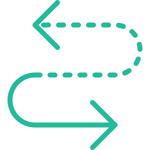 Curve arrow 상