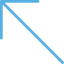 Diagonal arrow アイコン 64x64