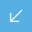 Diagonal arrow アイコン 64x64