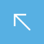 Diagonal arrow アイコン 64x64