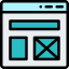 Wireframe icon 64x64