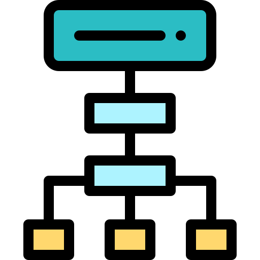 Hierarchical structure icon