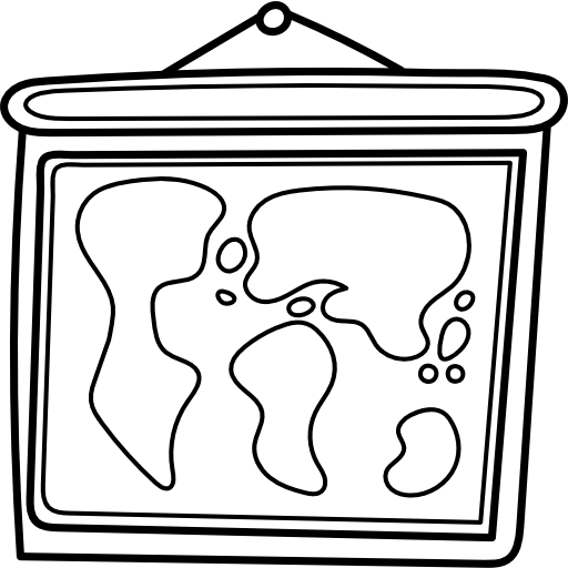 World map icon