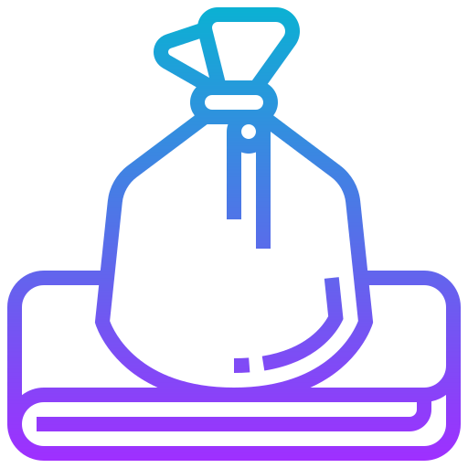 Garbage bag icon