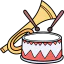 Musical instruments icon 64x64