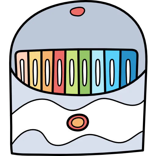 Pencil case icon