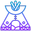 Camping tent icon 64x64