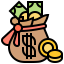 Money bag icon 64x64