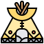 Camping tent icon 64x64