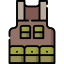 Bullet proof vest icon 64x64