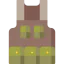 Bullet proof vest icon 64x64