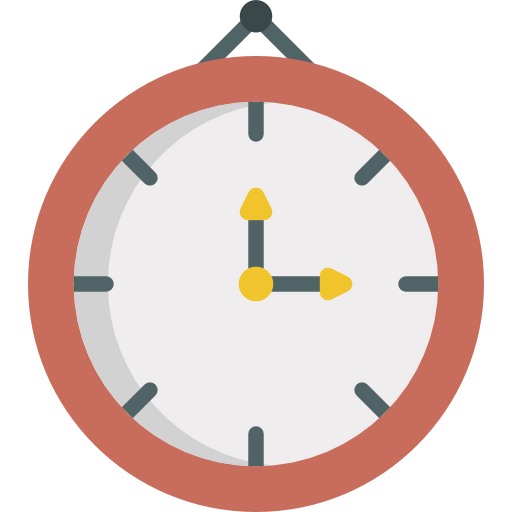Wall clock icon