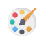 Палитра красок иконка 64x64