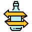 Glass bottle icon 64x64