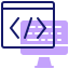 Web coding icon 64x64